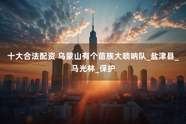 十大合法配资 乌蒙山有个苗族大唢呐队_盐津县_马光林_保护